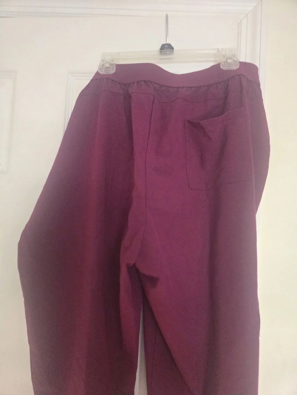 Maroon Drawstring Scrub - Picture 2 of 4